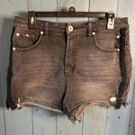 INC International Concepts Black Jean Shorts | Size 12/31 Size M Photo 0