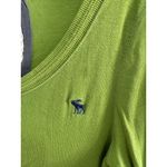 Abercrombie & Fitch Green Stretch Long Sleeve Top | Size Large Y2K Photo 4