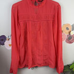 Walter Baker Embroidered Floral Preppy Blouse - Size - Small Photo 0