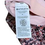 Athleta Conscious Crop Medium Support Sports Bra In Pink Multi Size Medium NWOT Photo 2