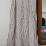 Ezio Sleeveless linen Beige Dress tan large Photo 0