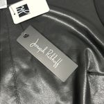Joseph Ribkoff  Top Womens 8 Black Faux Leather Shirt 213624 New Photo 5