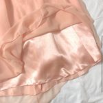 Aspeed One Shoulder Formal Maxi Dress in Peach Photo 3