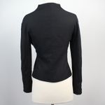 Moschino Vintage Cheap and Chic Black Virgin Wool-Blend Zip Jacket Photo 1