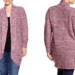 Derek Heart Purple Cacoon Open Cardigan Photo 8
