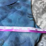 B Darlin Cowl Neck Dress Womens Small Blue Paisley Floral Maxi Party Evening Photo 9