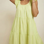 Nation Ltd - Luella Tiered Mini Dress Yellow Size XS Photo 0