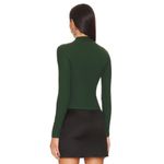 ALLSAINTS Rina Long Sleeve Roll Neck Tee in Sycamore Green Small New Womens Top Photo 1