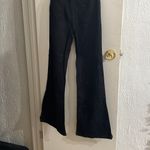 Adika  Cutout High Waisted Black Flare Jeans Photo 8