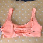 Hurley Rip Curl Peach Bikini Top S Classic Surf Crop Photo 3