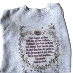 Hallmark VTG 90s God Created Mothers Sweatshirt Sz S? M? Bird Bee Butter… Photo 0