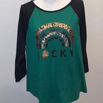 Celebrate St Patrick’s Day Lucky Irish green Shirt woman’s XL Photo 0