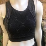 Gaiam  Open Back Black Gray Sports Bra Women’s Size Large Photo 0