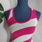 Heart n Crush Striped Racerback Tank Sweater Dress Pink Photo 3