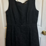 Ellen Tracy  Black Textured Mini Dress Photo 0