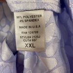 IC Collection Jacquard Asymmetric Jacket, Sky Blue, Pebble Pattern Blue Size XXL Photo 5