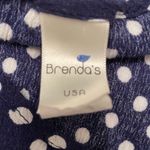 brenda's Brenda’s|| Navy/white polka dot blouse Photo 3