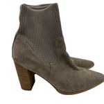 Oasis Society Grey Beige Sock Ankle Booties Boots Size 9 Gray Photo 0
