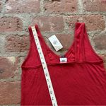 CAbi NWT Busy Tank #4381 Autumnal Firebrick Red Size Small Wide Straps Slim Fit Photo 11