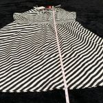 Elle NWT Women’s  Knit Black and White Striped Halter Dress Size Medium Photo 7