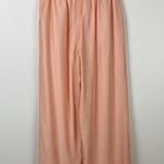 House of Harlow Wide Leg Satin Pants Trousers Peach Women’s Size Small Flowy Pink Photo 6