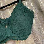 Aerie Hunter green lace wireless multi-way bra, 34D Photo 2