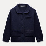 ZARA  Navy Sweater Photo 0