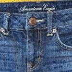 American Eagle  Size 4 Dark Wash Jean Shorts Photo 2