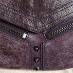 Botkier  plum purple crossbody bag  with zippers and‎ studs Photo 6