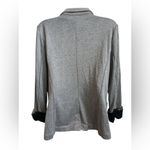 Skies Are Blue NEW  Ladies Open Front Knit Cardigan Gray Size Large Photo 4