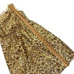 J.Crew Women's Sz 4 Golden Brown Sheath Dress Leopard Print Bow Preppy Casual Photo 9