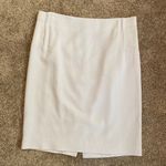 BCBGMAXAZRIA || light pearl grey lined pencil skirt Photo 0