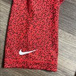 Nike Pro Dri Fit Red & Black Capri Athletic Workout Running Leggings Size Medium Photo 6