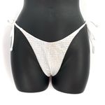 l*space L* Bikini Set Brittany Top & Lennox Bottom Glossy Gator Whte XS Photo 3