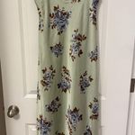Beautiful mint green floral maxi dress Size M Photo 0