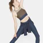 Outdoor Voices Tri Tone Slashback Crop Top Photo 0