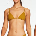 Vitamin A  Sol Bikini Top Matcha Variegated EcoRib Size 8‎ / Medium Photo 0