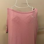 EXPRESS  Distressed, Cut-Out, Short-Sleeve Top Photo 2