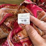 Faithfull the Brand Faithful The Brand Red Romper Paisley Print Boho Festival Bandana Small Photo 8