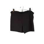 SheIn Black Lightweight Rushed Sides Stretch Maternity Lounge Shorts Women Sz S Photo 1