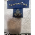 Charter Club  Black & White Floral 100% Silk Maxi Dress - 14 Photo 6