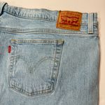 Levi's ‎ 501 Womens Denim Jean Shorts Size 22W Button Fly light wash Frayed Hem Photo 2