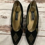 Ellemenno VINTAGE LEATHER SHERRY BLACK PUMPS Photo 1