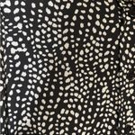 ZARA  Black and White Patterned Long Sleeve Dress,Size S Photo 11