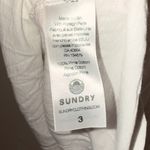 Sundry  Women’s White Striped Heart Twist Racerback Tank Top Size L NEW Photo 4