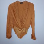 Zara mustard gold bodysuit size medium Orange Photo 3