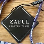 Zaful Purple Floral Bikini Top - Underwire Swimwear Woman’s Size 4 NWT Photo 1