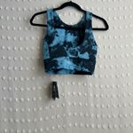 NWT Outdoor Research Women’s Vantage Printed Crop Top Olympic Cloud Scape Sz XS Blue Photo 1