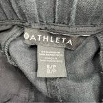 Athleta  Cabo Pull-On Linen Wide Leg Pants black sz 8 petite Photo 4