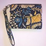 Vera Bradley  Ellie Blue Paisley Small Wristlet Card Holder Photo 0